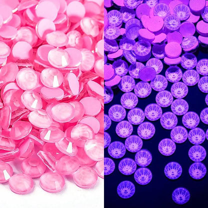 Glitter Neon Non Hotfix Rhinestones purpurina DIY Nail Art Crystals uñas Strass Gems стразы 네일파츠 for Nail Charms Dress vestidos