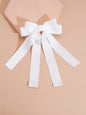 Lystrfac Fashion Fabric Ribbon Hair Bow Hairpin for Women Girls Hair clips Back Head Top Clip Female Hair Accessories