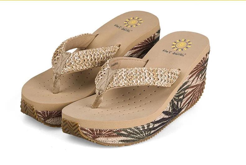 New Summer Beach Slippers Ladies Flip Flops Comfortable Non-slip Platform Sandals Slides Sandals Women 2022