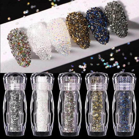 Fairy Micro Crystal Beads 3D Nail Art Accessories DIY Pixie Design Manicure Decoration