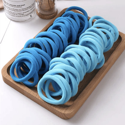 50/100PCS New Color Nylon Elastic Hair Tie 5CM Rubber Band for Women Men Thin Hairbands Ponytail Holder Hair Accessories