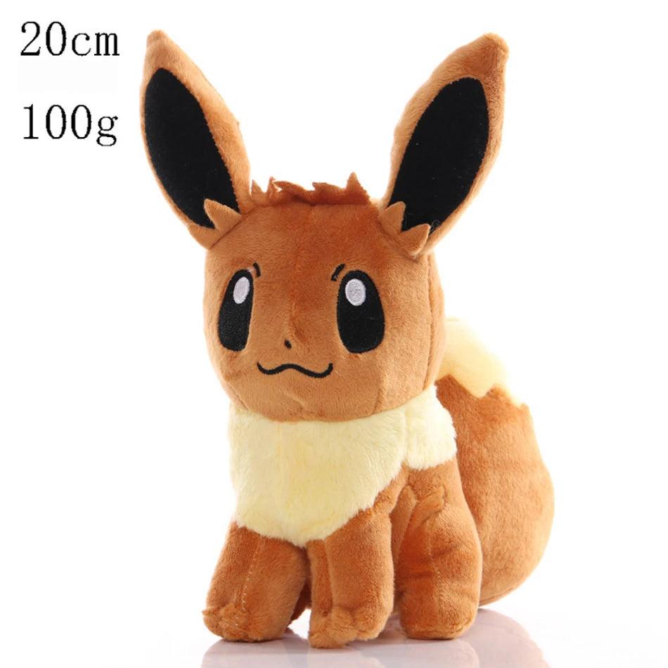 22cm Pokemon Plush Doll Toy Kawaii Glaceon Leafeon Espeon Jolteon Vaporeon Flareon Eevee stuffed doll for kids birthday gift