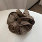 Korean StyleSatin Silk Double Cloth Satain Large Scrunchies Hair Accessories for Women High-end Elastic Bands for Girls