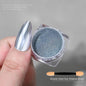 1Jar Aurora Broken Diamond Nail Powder Holographic Iridescent Aurora Powder Mermaid Pigment Glitter Nail Art Chameleon Powder