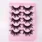 NEW 5Pairs Natural 3D Dramatic Fairy Clusters Manga Lashes Fake Eyelashes Wet Look Cosplay Lashes