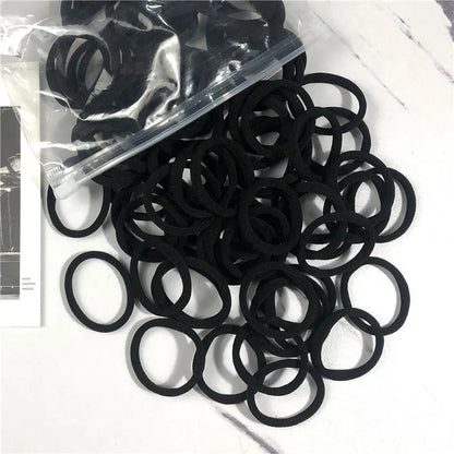 20/50PCS/Set Hair Bands for Women Girl Basic Hair Rubber Ties Ropes 4cm Simple Elastic Headband Hair Accessories Ponytail Holder