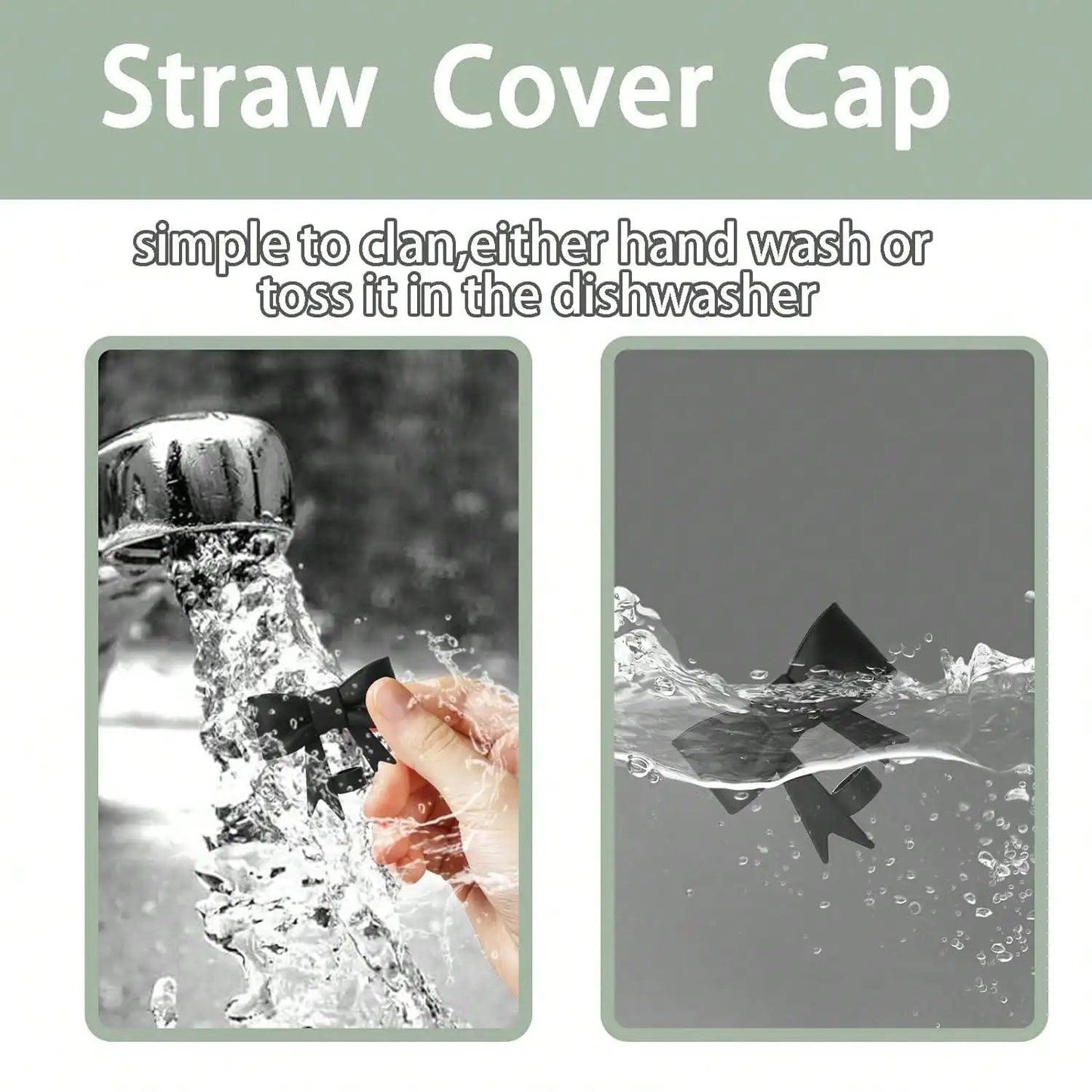 1/3pcs Bow Straw Covers Cap Toppers Compatible with Stanley 40/30 oz Tumbler Cups for 0.4in/10mm Stanley Cups Straws Accessories