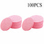 50-1000PCS Compress Face Wash Puff Natural Wood Pulp Sponge Face Wash Puff Foaming Face Puff Cosmetic Puff Face Cleansing Sponge