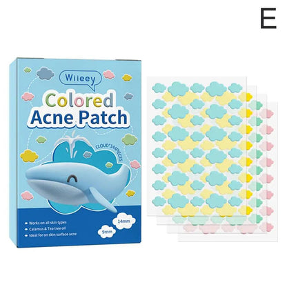 144PCS Star Pimple Patch Acne Colorful Invisible Acne Removal Skin Care Stickers Concealer Face Spot Beauty Makeup Tools