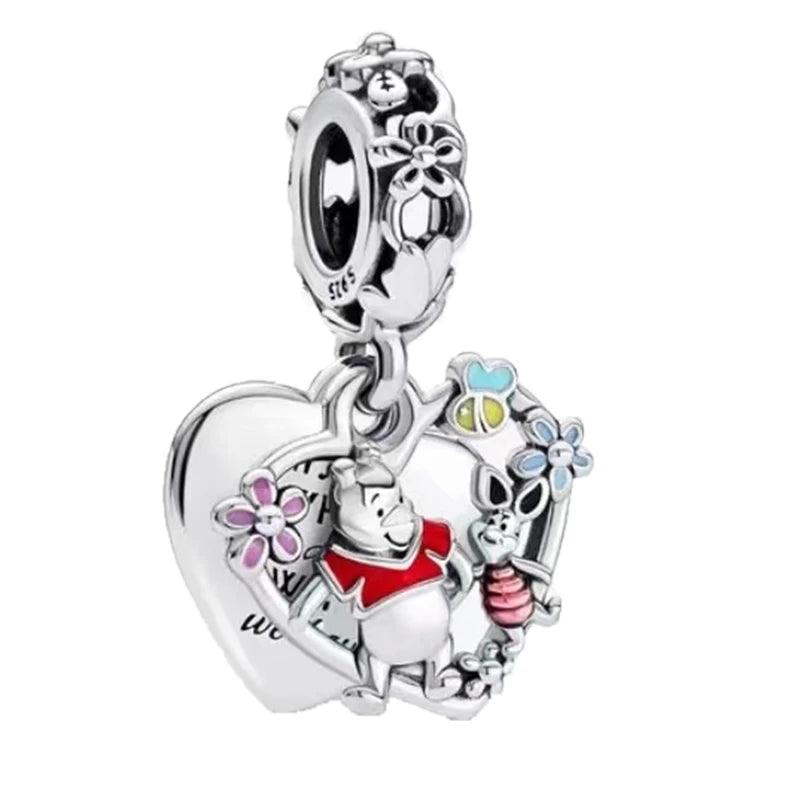 Popular Hot Sale 925 Sterling Silver Figure Model Making Charm Suitable for 925 Sterling Silver Bracelet DIY Holiday Gift