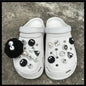 New DIY Black Plush Ball Shoes Charms for Croc  Ball Cute Croc Charms Designer Lovely Croc Accessories All-match Hot Sale