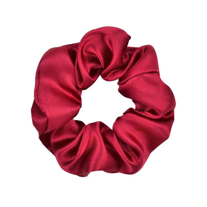 40Colors Women Satin Scrunchies Elastic Handmade Hair Bands Ponytail Hair Ties Red White Black Girls Headband Hair Accessories