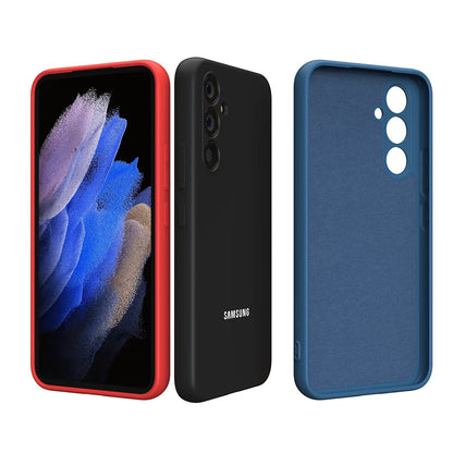 For Samsung Galaxy A55 A35 A25 A15 A05S A04S Case Liquid Silicone Phone Back Cover For A54 A34 A24 A14 A23 Protective Coque