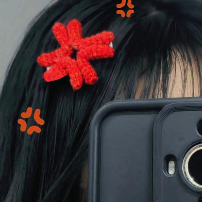 Expression Handmade Hair Clips For Women Girls Creative Angry Hair Clip Funny Side Clip Versatile Hair Accessories Gifts