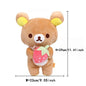 28cm Rilakkuma Plush Teddy Bear Stuffed Doll Kawaii Bear Plushies Lovely Animal Toys Hobbies Anime Room Decor Xmas Gifts