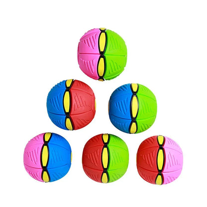 Flying Saucer Ball Deformation UFO Kids Flat Throw Magic Balls For Children's Toy Balls Boy Girl Outdoor Sports Toys Kids Gift