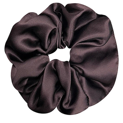 100% Pure Mulberry Silk Large Scrunchies Rubber Bands Hair Ties Gum Elastics Ponytail Holders for Women Girls 19 Momme 7CM