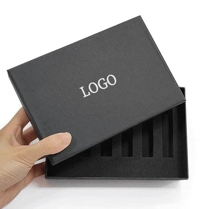 500pcs/lots Luxury Book Shaped White Rigid Cardboard Box Packaging Magnetic Gift Boxes with EVA Foam Insert