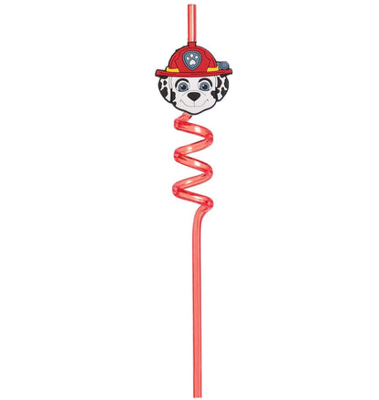 Paw Patrol Anime Party Straw Birthday Party Cartoon Decoration Gift