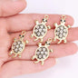 10Pcs Zircon Gold Colour Luxury Snake Necklaces for Women Vintage Punk Snake Pendant  Jewelry Making DIY Accessories Material