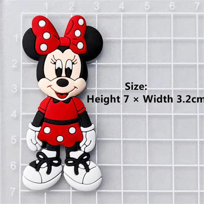 Miniso Cartoon Mickey Mouse Shoe Charms Fits For Clog Sandals Shoes Decoration Anime Decoration For Women Men Christmas