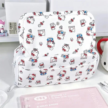 Sanrio Hello Kitty Pencil Case Pachacco Large Capacity Multi-layer Storage Bag Student Pencil Bag Stationery Box School Supplies