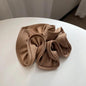 Korean StyleSatin Silk Double Cloth Satain Large Scrunchies Hair Accessories for Women High-end Elastic Bands for Girls