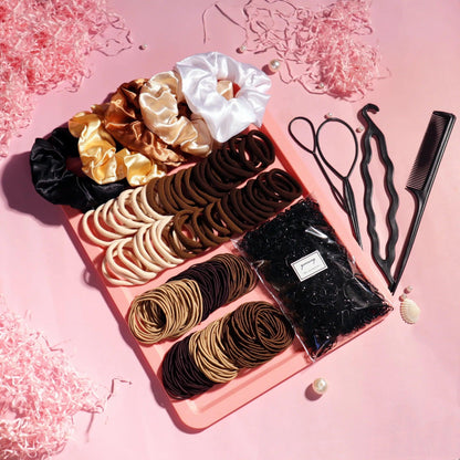 1159PCS Hair Accessories for Woman Set Seamless Ponytail Holders Variety Hair Scrunchies Hairbands Scrunchy Hair Ties