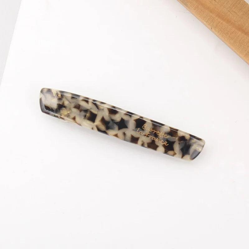 Acetate Hair Clip Elegant Hairgrip Colorful Geometric Barrettes Hairpin Women Hair Accessories