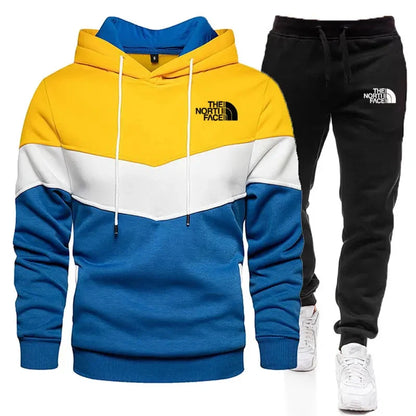 New Fashion Tracksuit For Men Hoodie Fitness Gym Clothing Men Running Set Sportswear Jogger Men'S Tracksuit Winter Suit Sports