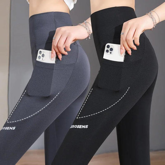 Seamless Leggings With Pocket Women Soft Workout Tights Fitness Outfits Yoga Pants High Waist Gym Wear Spandex Leggings