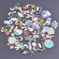 New Kawaii 10PCS/Lot Bulk Random Mix 4 Color Dripping Oil Alloy Pendant Enamel Charms For Jewelry Women DIY Handmade Accessories