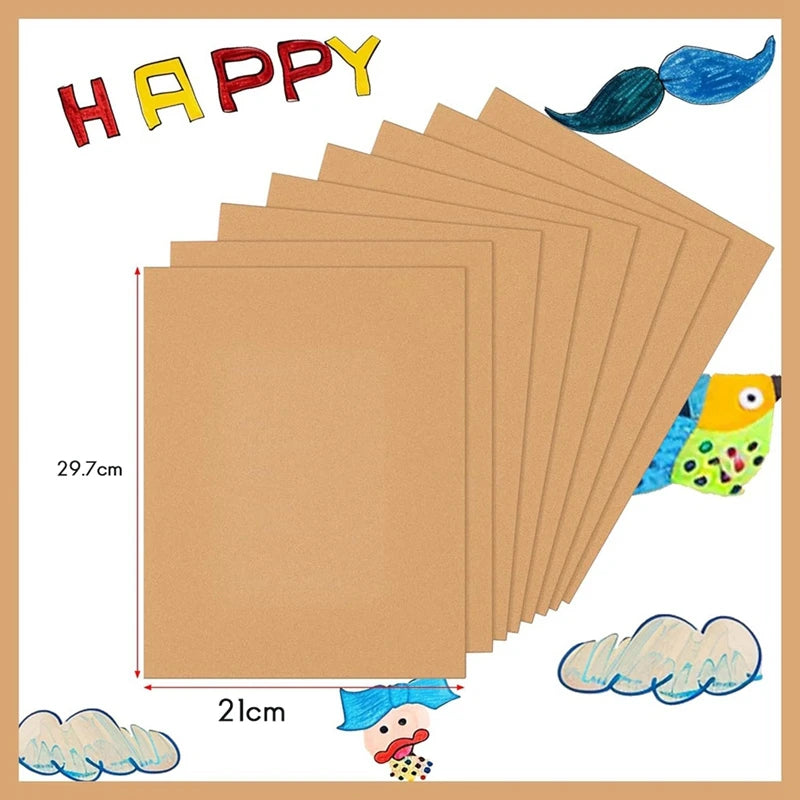 Corrugated Cardboard Sheets A4,Thick/Thin Cardboard Sheets,Cardboard Inserts For Mailers,Fabric Organizer Boards 20Pcs