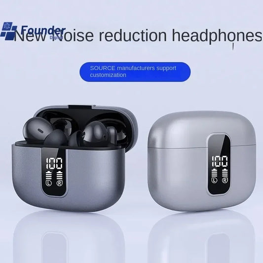 3C Founder Airpods Pro Max Wireless Bluetooth Earphones with Stereo Dual Channel TWS Digital Display 2024 Hot Sale Dropshipping