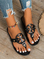 Summer New Large Size 35-43 Women's Slippers Fashion Flat Flip-flops Wear Non-slip Beach Shoes