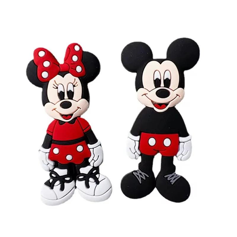 Miniso Cartoon Mickey Mouse Shoe Charms Fits For Clog Sandals Shoes Decoration Anime Decoration For Women Men Christmas