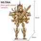 2.0 MOC Titan Series Skibidi Toilet Building Blocks Set Creative Gold Clock Man With Sword DIY Bricks Toys For Kids Xmas Gifts