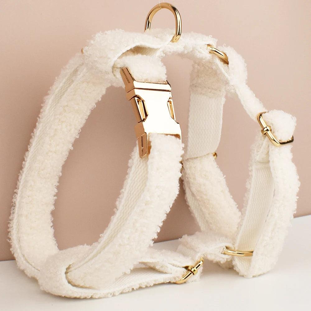 Pet Dog wedding Handmade knitted necklace Pet dog supplies Woven accessories Autumn Winter Christmas set Teddy 04