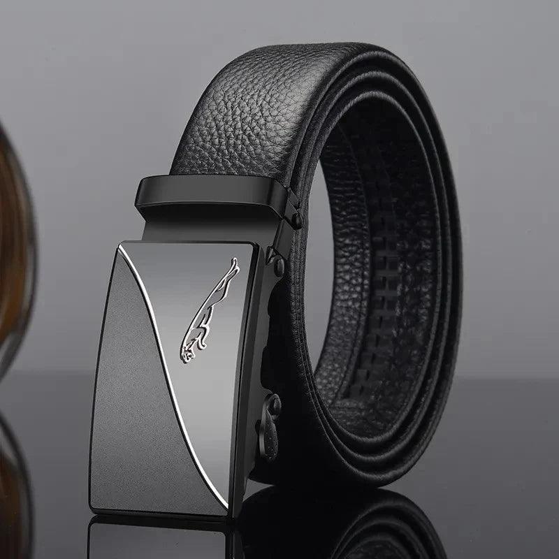 Fashion Business Men's Belt Genuine Luxury Brand Belt Metal Buckle Belt High-Quality PU Leather Soft Belt With Cargo Pants Jeans