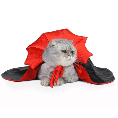 Halloween Cat Puppy Costume Funny Pet Dog Cat Cloak Cosplay Clothes Christmas Festival Pet Kitty Cape Accessories New Style