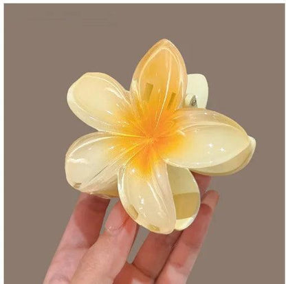 Hawaiian Flower Hair Claw Clips Large Claw for Thick/Thin Hairpins for Women Girls Barrettes Beach Summer Hair Accessories Gifts