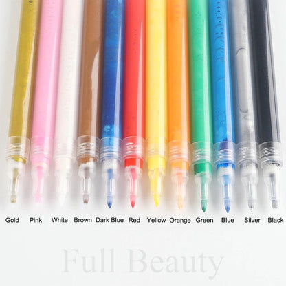 Professional Graffiti Nail Art Pen Drawing Abstract Stripe Lines Waterproof Nail Gel Polish Painting Liner Manicure Tools CH2062