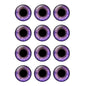 24pcs/bag 14mm Purple Pupil Eyes Chips Suitable for Blythe Doll Glass Cabochons DIY Accessories Bulk Items Wholesale H216