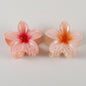 2Pcs Fashion Flower Hair Claw Clip Women Girls Shark Hair Claws Hairpin Barrettes Beach Ponytail Crab Clip Hair Accessories