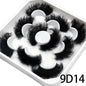 5 Pairs 25mm 3D Mink Eyelashes Bulk Russian roll Fluffy Natural False Eyelash Dramatic Mink lashes Makeup tools Wholesale lashse