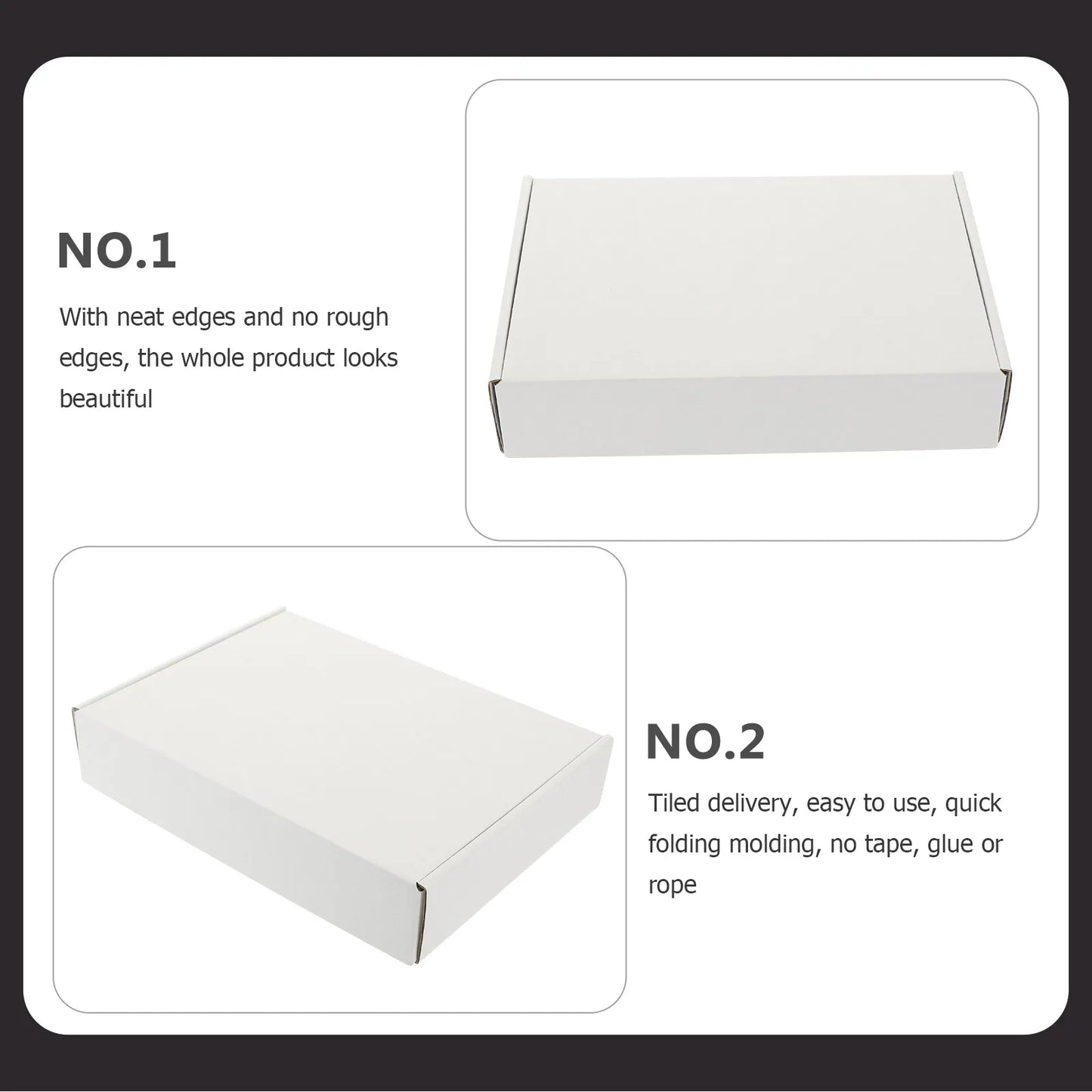 20Pcs Extra Hard Packing Airplane Box Express Delivery Box Corrugated Board Packing Boxes Recycled Mailer Boxes Ship 15x10x4cm