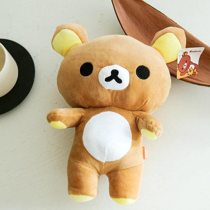 28cm Rilakkuma Plush Teddy Bear Stuffed Doll Kawaii Bear Plushies Lovely Animal Toys Hobbies Anime Room Decor Xmas Gifts