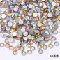 New Glitter Crystal Non Hotfix Rhinestones Стразы Strass Nails Crystals 네일파츠 For Vestidos Nail Charms Nail Art Dres