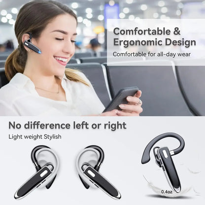 Wireless Bluetooth Headphones With Microphone Earphones Noise Cancelling Handsfree Noise Canceling Headset For Driving Business