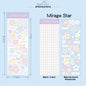 Korean Style Cute Journal stickers Hot KPOP Toploader Decoration Scrapbooking Material Kawaii Star Holographic Deco Seal